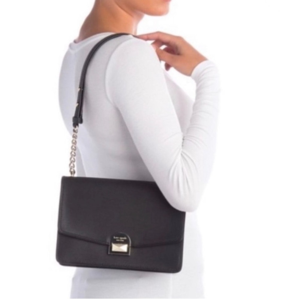 Authentic Kate Spade leather convertible flap Crosby